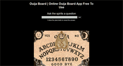 Desktop Screenshot of ouija-board.net