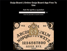 Tablet Screenshot of ouija-board.net